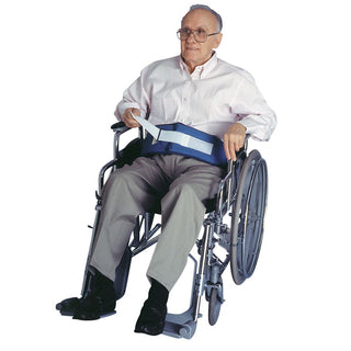 SkiL-Care Resident-Release Soft Wheelchair Belt Wheelchair Belt w/Hook & Loop Closure - 301250
