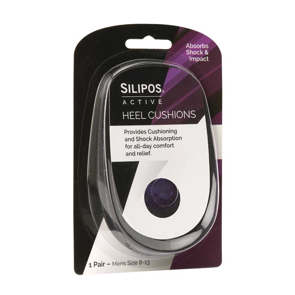 Silipos Active Gel Heel Cushions Active Gel Heel Cushions, Women's 6