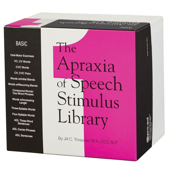 Alimed Apraxia of Speech Stimulus Library Cards: Apraxia Pictorial Supplement Set 2 - 81576