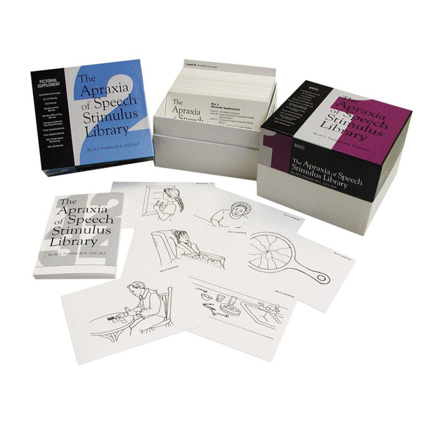 Alimed Apraxia of Speech Stimulus Library Cards: Apraxia Pictorial Supplement Set 2 - 81576