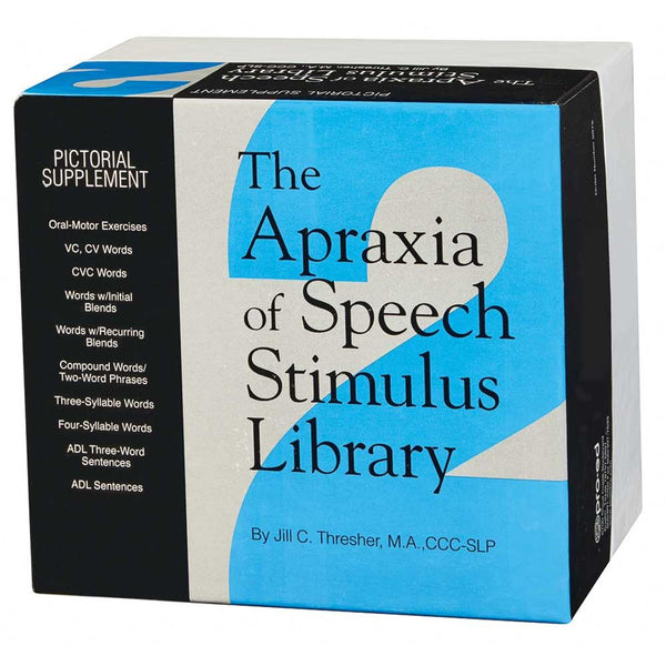 Alimed Apraxia of Speech Stimulus Library Cards: Apraxia Pictorial Supplement Set 2 - 81576