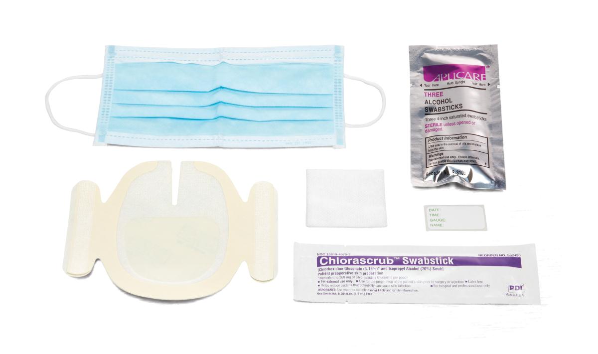 Medline Central Line Dressing Trays with Chlorascrub - DBD-KIT, DRESSI
