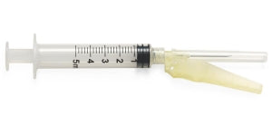 Medline Medline Safety Syringes with Needle - 5 mL Syringe with 20G x