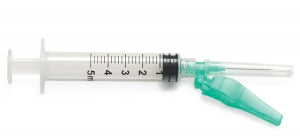 Medline Medline Safety Syringes with Needle - 5 mL Syringe with 21G x 1" Safety Needle - SYRS105215