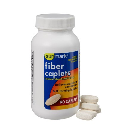 sunmark - Laxative Caplet 90 per Bottle 625 mg Strength Calcium Polycarbophil - 01093979544
