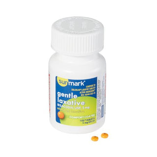 sunmark - Laxative Tablet 100 per Bottle 5 mg Strength Bisacodyl USP - 49348003210