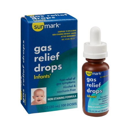 sunmark - Infant Gas Relief 20 mg / 0.3 mL Strength Oral Drops 1 oz. - 49348074027