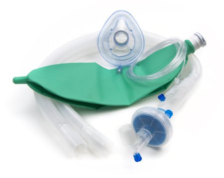 McKesson - Anesthesia Breathing Circuit Expandable Tube 96 Inch Tube Dual Limb Adult 3 Liter Bag Single Patient Use - 16-D96M