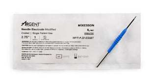 McKesson Argent - Needle Electrode Coated Stainless Steel Modified Needle Tip Disposable Sterile - 22-ES38T