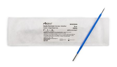 McKesson Argent - Needle Electrode Coated Stainless Steel Extended Modified Needle Tip Disposable Sterile - 22-ES40T