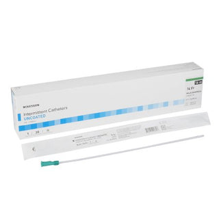 McKesson - Urethral Catheter Straight Tip Uncoated PVC 14 Fr. 16 Inch - 16-M1614