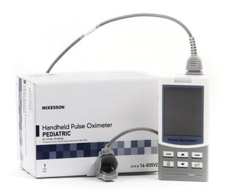 McKesson - Handheld Pulse Oximeter Battery Operated Audible and Visual Alarm - 16-835V2