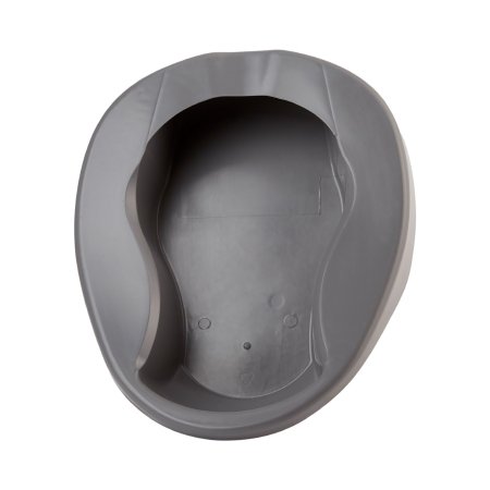 McKesson - Pontoon Bedpan Graphite 2 Quart / 1893 mL - 56-80217A