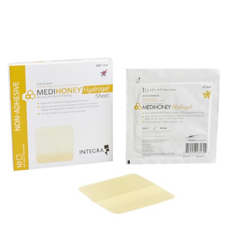 MEDIHONEY - Hydrogel Dressing Medihoney 4.3 X 4.3 Inch Square - 31640