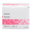 McKesson Hypodermic Needle 1-1/2 Inch Length 18 Gauge Thin Wall Without Safety - 16-N18105