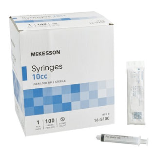 McKesson - General Purpose Syringe 10 mL Blister Pack Luer Lock Tip Without Safety - 16-S10C