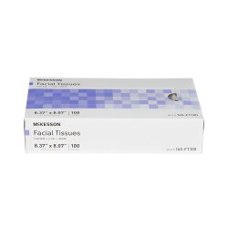 Mckesson Facial Tissue White 8.37 X 8.07 Inch 100 Count - 165-FT100