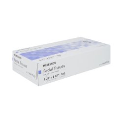 Mckesson Facial Tissue White 8.37 X 8.07 Inch 100 Count - 165-FT100