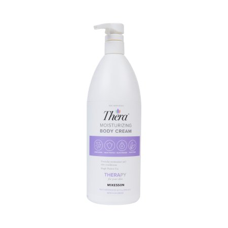 Thera - Hand and Body Moisturizer 32 oz. Pump Bottle Scented Cream CHG Compatible - 53-CRM32