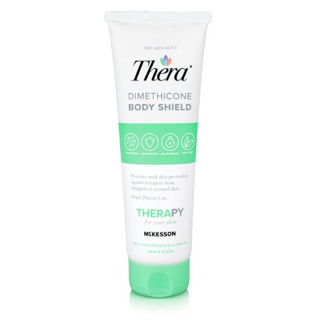 Thera Dimethicone Body Shield - Skin Protectant 4 oz. Tube Scented Cream - 53-DS4