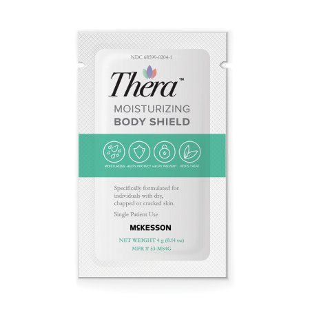 Thera Moisturizing Body Shield - Skin Protectant 4 Gram Individual Packet Scented Cream - 53-MS4G