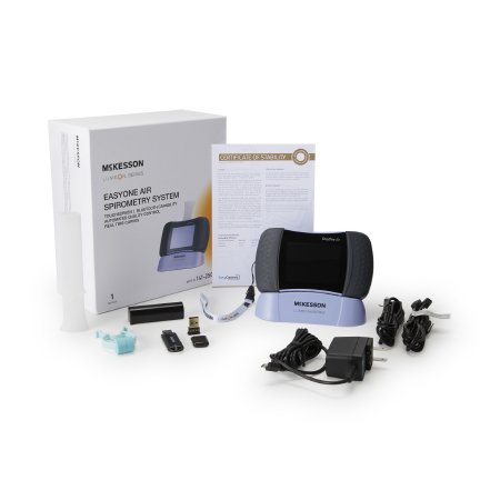 McKesson LUMEON - Spirometer System <1.5 cm H20 L/s @14 L/s Touch Screen Display Disposable Mouthpiece - 141-2500-2