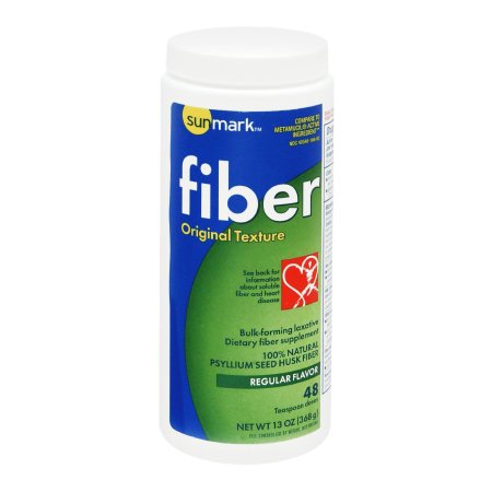 sunmark - Fiber Supplement Original Flavor Powder 13 oz. Psyllium Husk - 01093981244