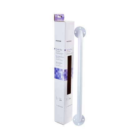 McKesson - Wall Grab Bar White Steel - 146-RTL12018