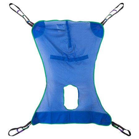 McKesson - Full Body Commode Sling 4 or 6 Point Without Head Support Medium 600 lbs. Weight Capacity - 146-13221M