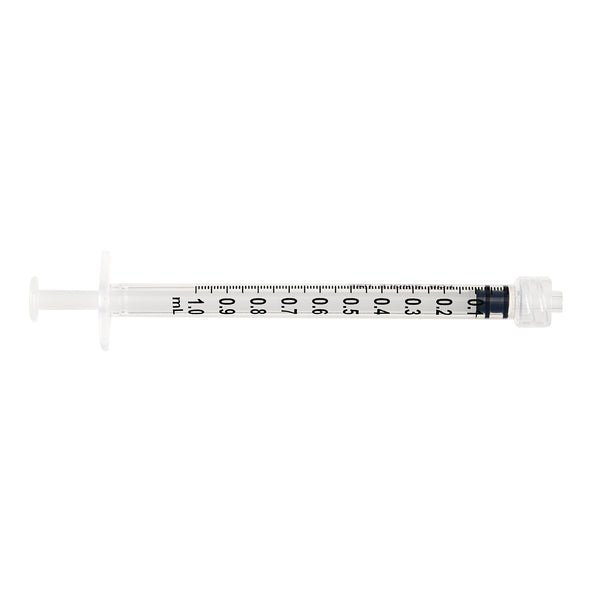 McKesson General Purpose Syringe 1 mL Luer Lock Tip Without Safety - 16-S1C