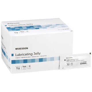 McKesson - Lubricating Jelly 5 Gram Individual Packet Sterile - 16-8946