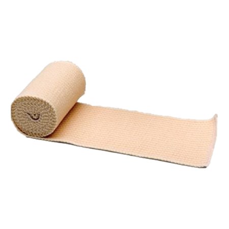 McKesson - Elastic Bandage 3 Inch X 4-1/2 Yard Standard Compression Single Hook and Loop Closure Tan NonSterile - 80863