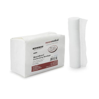 McKesson - Conforming Bandage Cotton / Polyester 6 Inch X 4-1/10 Yard Roll Shape NonSterile - 80875