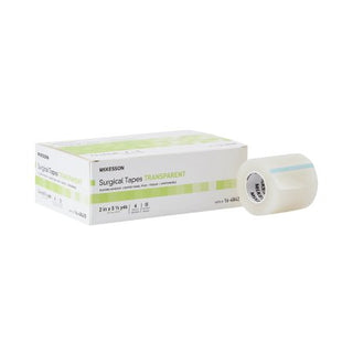 McKesson - Medical Tape Porous Plastic / Silicone 2 Inch X 5-1/2 Yard Transparent NonSterile - 16-48420