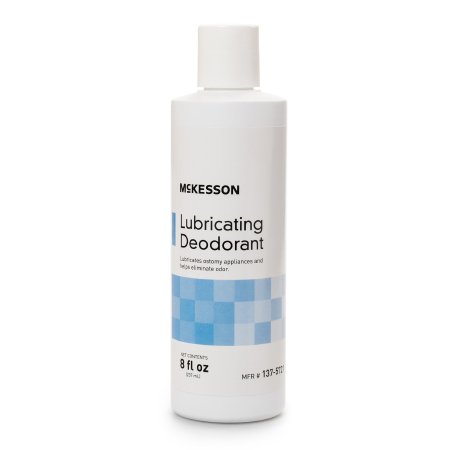 McKesson - Lubricating Ostomy Appliance Deodorant Lubricating, 8 oz., Squeeze Bottle, Unscented - 137-5721