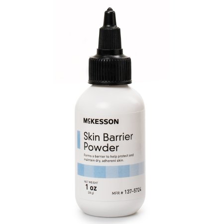 McKesson - Ostomy Barrier Powder 1 oz. Puff Bottle, Protective Skin Barrier - 137-5724
