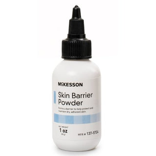 McKesson - Ostomy Barrier Powder 1 oz. Puff Bottle, Protective Skin Barrier - 137-5724