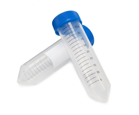 McKesson - Centrifuge Tube Conical Bottom Plain 30 X 115 mm 50 mL Blue Screw Cap Polypropylene Tube - 177-6288