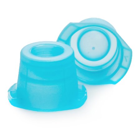 McKesson - Tube Closure Polyethylene Snap Cap Blue 12 mm / 13 mm / 16 mm (Universal) Fits Most 12mm, 13mm and 16mm Evacuated Glass Blood Collection Tubes and Plastic Test Tubes NonSterile - 177-118115B