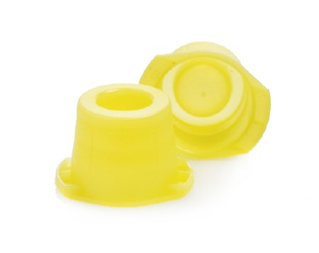 McKesson - Tube Closure Polyethylene Snap Cap Yellow 12 mm / 13 mm / 16 mm (Universal) Fits Most 12mm, 13mm and 16mm Evacuated Glass Blood Collection Tubes and Plastic Test Tubes NonSterile - 177-118115Y