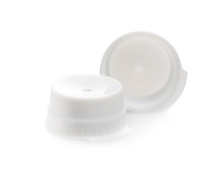 McKesson - Tube Closure Polyethylene Snap Cap White 16 mm For Use with 16 mm Blood Drawing Tubes, Glass Test Tubes, Plastic Culture Tubes NonSterile - 177-113148W