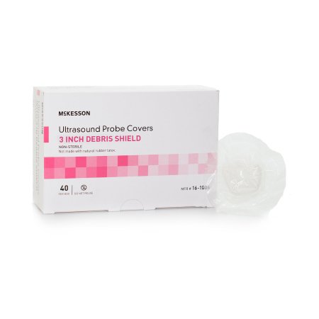 McKesson - Ultrasound Probe Cover with Debris Shield 1 X 8 Inch Polyurethane NonSterile For use with Ultrasound Endocavity Probe - 16-1006