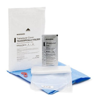 McKesson - Ultrasound Transducer Cover Kit 5-1/2 X 24 Inch Polyurethane Sterile For use with Ultrasound External Probe - 16-1401