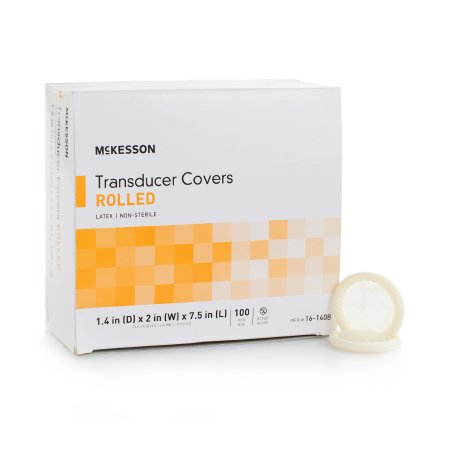 McKesson - Ultrasound Transducer Cover 2 X 7-1/2 Inch Latex Sterile For use with Ultrasound External Probe - 16-1408
