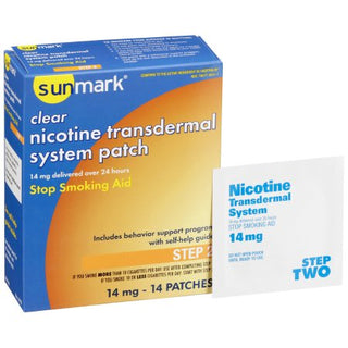 sunmark - Stop Smoking Aid 14 mg Strength Transdermal Patch - 70677003101