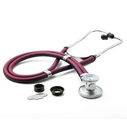 McKesson - Sprague Stethoscope Pink 2-Tube 22 Inch Tube Double-Sided Chestpiece - 641MMM