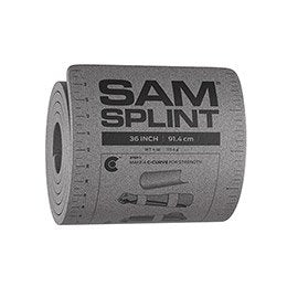 McKesson SAM - Moldable Splint Foam / Aluminum Gray 36 Inch - SP526-CH-EN-745