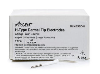 McKesson - Dermal Tip Electrode Sharp Angled Blade Tip Disposable NonSterile - 22-H10012