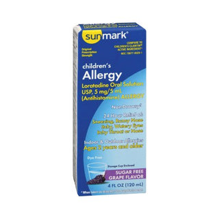 sunmark - Children's Allergy Relief 5 mg / 5 mL Strength Oral Solution 4 oz. - 70677002901