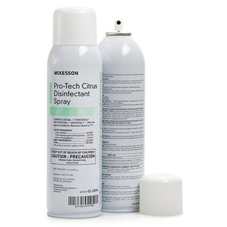 McKesson Pro-Tech - Surface Disinfectant Cleaner Alcohol Based Aerosol Spray Liquid 16 oz. Can Citrus Scent NonSterile - 53-28594